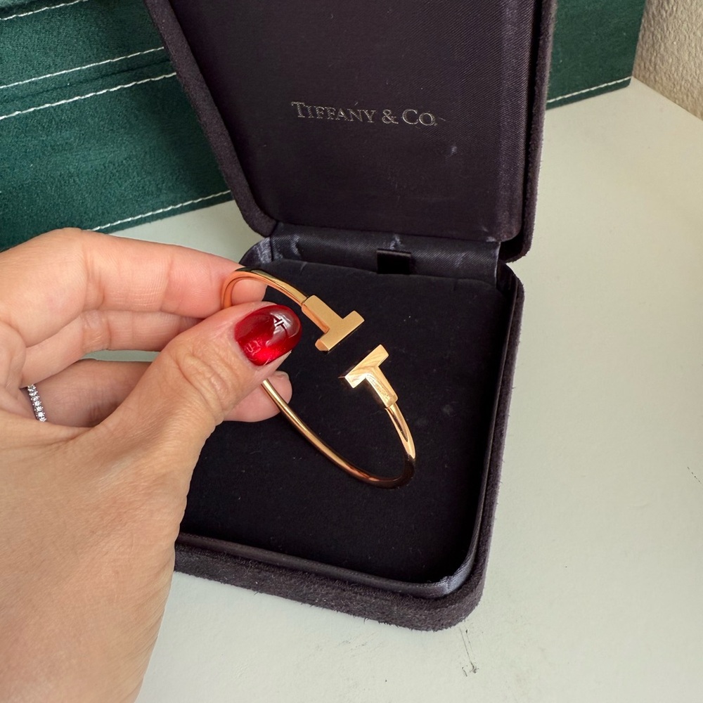 Tiffany & Co. Rose Gold T Bracelet